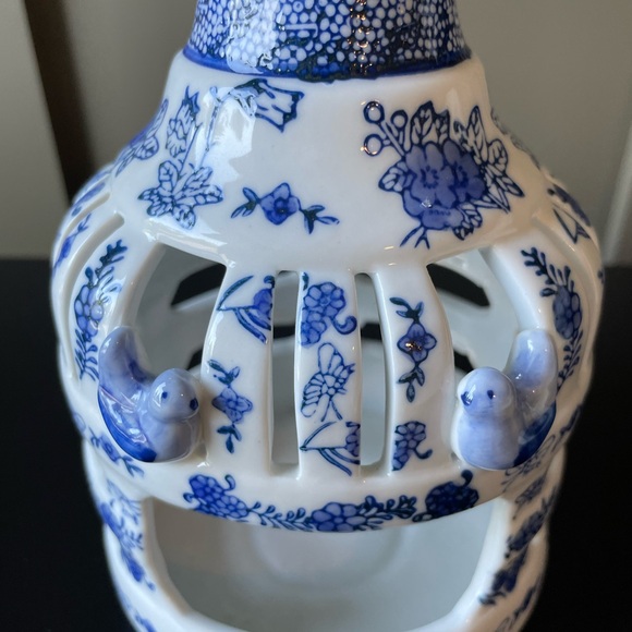 Ceramic Hanging Candle Holder - Picture 2 of 3